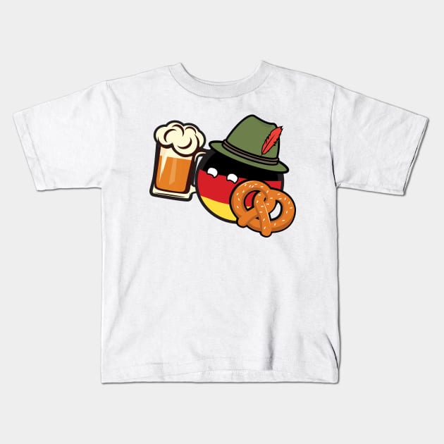 GerBall Kids T-Shirt by GoonyGoat